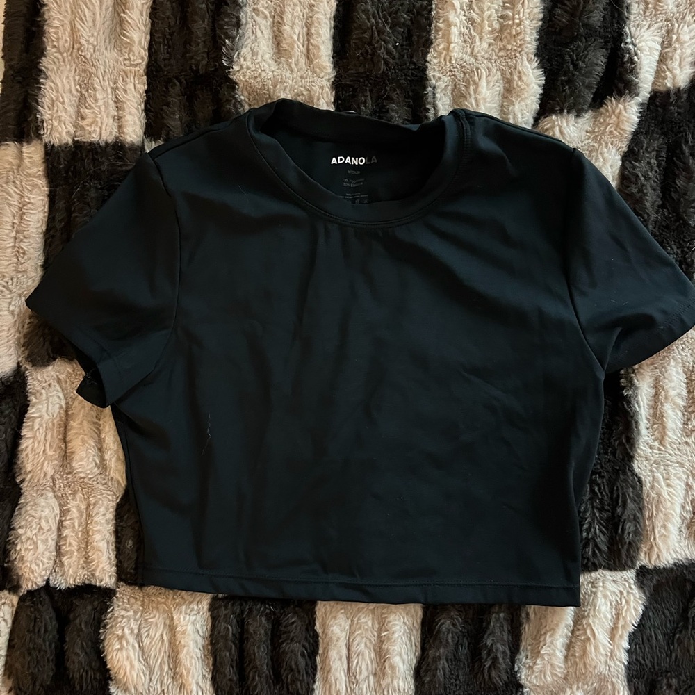 Black Women's Crop Top